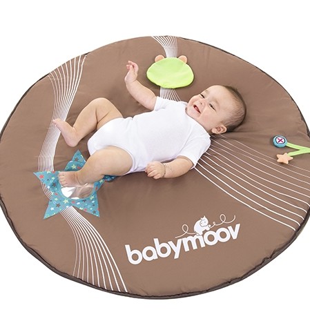 Babymoov-A035204 Cortul Anti-Uv Babyni 2 In 1 Blu-Taupe Premium