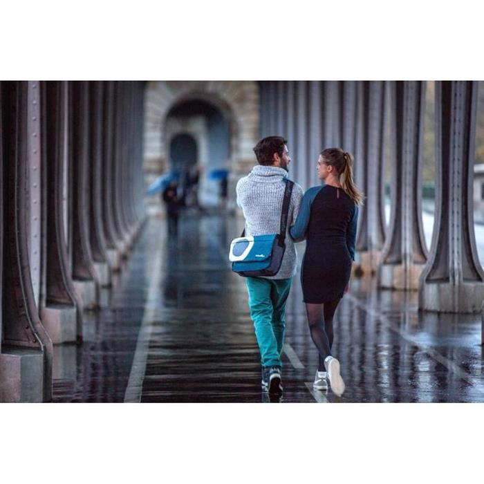 Babymoov-A043548 Geanta Multifunctionala Messenger Bag Petrole
