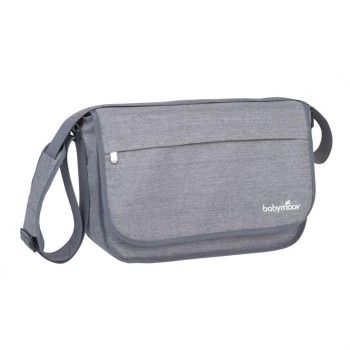 Babymoov-A043549 Geanta Multifunctionala Messenger Bag Smokey
