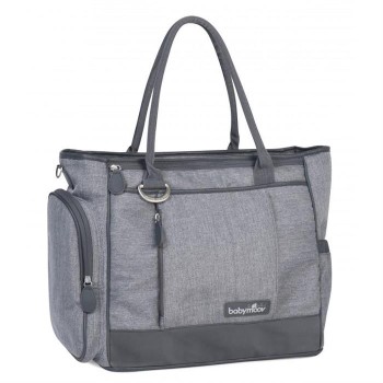 Babymoov-A043552 Geanta Multifunctionala New Essential Smokey