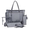 Babymoov-A043552 Geanta Multifunctionala New Essential Smokey