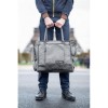Babymoov-A043552 Geanta Multifunctionala New Essential Smokey