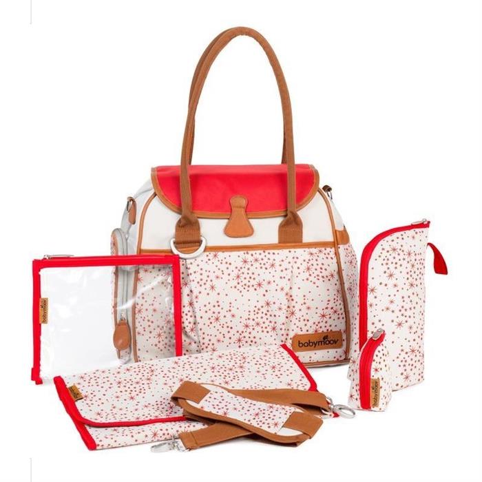 Babymoov-A043564 Geanta Multifunctionala New Style Ivory