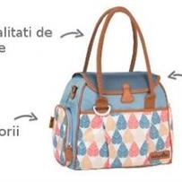 Babymoov-A043564 Geanta Multifunctionala New Style Ivory