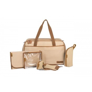 Babymoov-A043569 Geanta Multifunctionala New Traveller Taupe