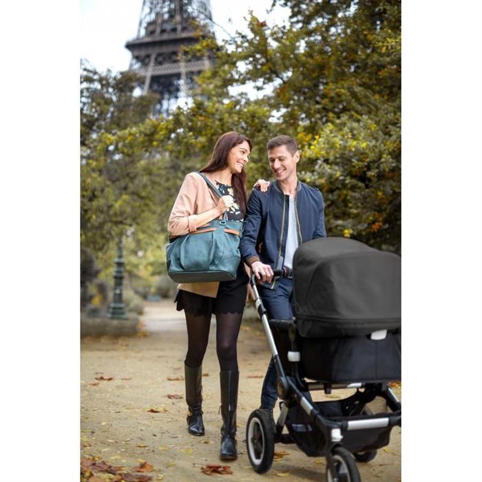 Babymoov-A043573 Geanta Multifunctionala New Glitter Petrole