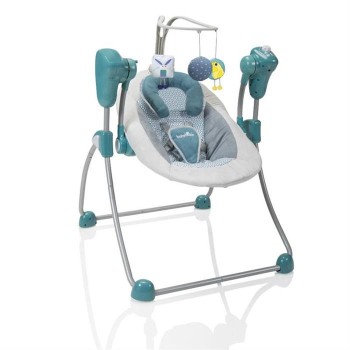 Babymoov -A055011 Leagan pliabil cu conectare la priza Swoon Bubble Petrol