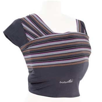 Babymoov-A057214-Baby Wrap Grey/Hibiscus