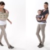 Babymoov-A057214-Baby Wrap Grey/Hibiscus
