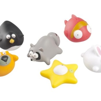 Babymoov-A104919-Set 6 Jucarioare De Baie Farm Animals