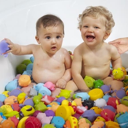 Babymoov-A104921-Set 12 Jucarioare De Baie: Set Fetite