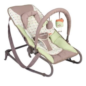 Babymoov-A12416-Balansoar Portabil Bubble Almond/Taupe