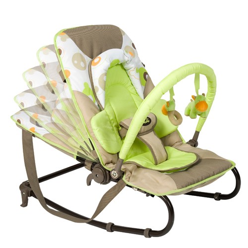 Babymoov-A12416-Balansoar Portabil Bubble Almond/Taupe