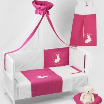 Bebedeco-Lenjerie 3 Piese Somn Usor Ciclam-Crem