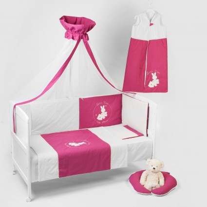 Bebedeco-Lenjerie 3 Piese Somn Usor Ciclam-Crem