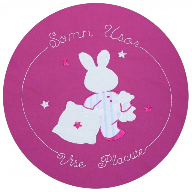 Bebedeco-Lenjerie 3 Piese Somn Usor Ciclam-Crem