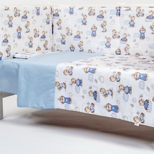 BEBEDECO – Lenjerie patut Bee Friends 3 piese