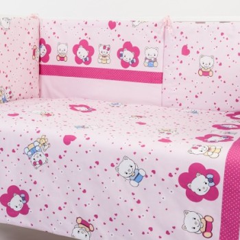BEBEDECO – Lenjerie patut Funny Kitty 3 piese