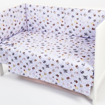 BEBEDECO – Lenjerie patut Lumea jucariilor 3 piese