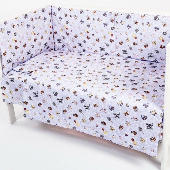 BEBEDECO – Lenjerie patut Lumea jucariilor 3 piese