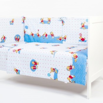 BEBEDECO - Lenjerie patut Ursuletul Winnie 3 piese