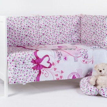 Bebedeco-Lenjerie Pentru Patut “Pisicuta Kitty”-3 Piese
