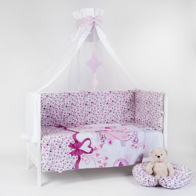 Bebedeco-Lenjerie Pentru Patut “Pisicuta Kitty”-3 Piese