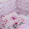 Bebedeco-Lenjerie Pentru Patut “Pisicuta Kitty”-3 Piese