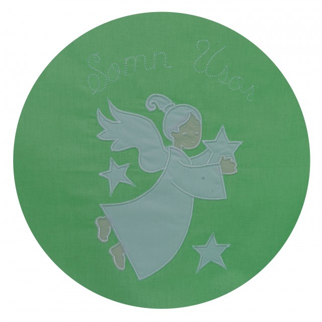 Bebedeco-Sac De Dormit Pentru Nou-Nascuti Cu Pernuta Impotriva Plagioencefaliei-“Zana Cea Buna”-Verde