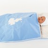 Bebedeco-Sac De Dormit Somn Usor Pentru Nou Nascuti Cu Perna Impotriva Plagioencefaliei-Bleu