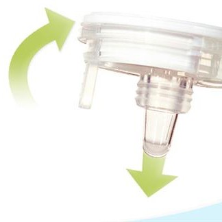 Born Free-46196-Biberon Activeflow Din Plastic Incasabil 260Ml