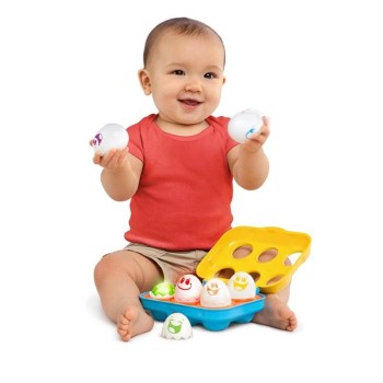 Bright Starts-52125 Jucarie Put N Shake Eggs-Giggling Gourmet™