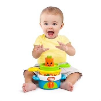 Bright Starts-52127 Set De Vase Muzicale Nest ‘N Sing Giggling Gourmet