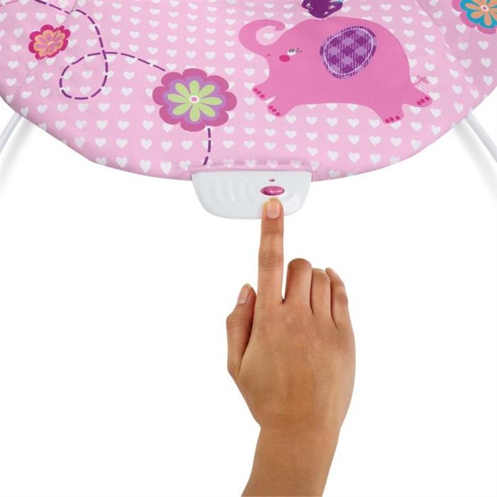 Bright Starts-60116 Balansoar Cu Vibratii Sweet Safari-Pretty In Pink