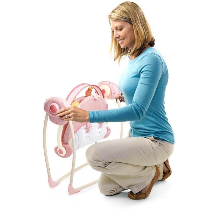 Bright Starts-60121-Comfort & Harmony™ Portable Swing Girafaloo