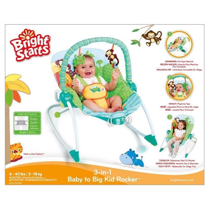 Bright Starts-60127-3 In 1 Balansoar ‘Baby To Big Kid”