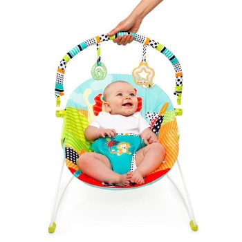 Bright Starts-60133-Balansoar Cu Vibratii Roaming Safari