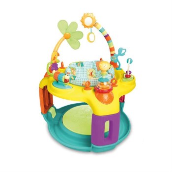 Bright Starts-60266-Centru De Activitati Springin’ Safari Bounce-A-Round