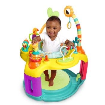 Bright Starts-60266-Centru De Activitati Springin’ Safari Bounce-A-Round