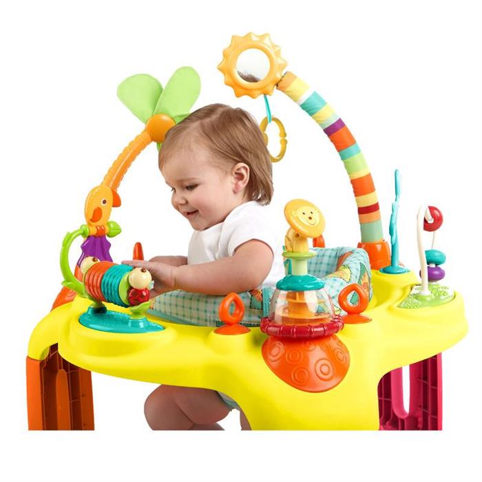 Bright Starts-60266-Centru De Activitati Springin’ Safari Bounce-A-Round
