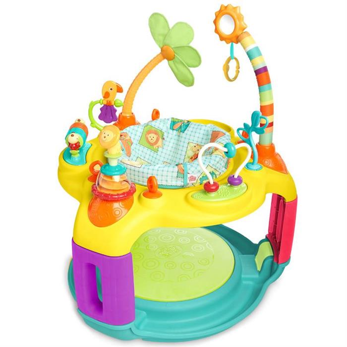 Bright Starts-60266-Centru De Activitati Springin’ Safari Bounce-A-Round