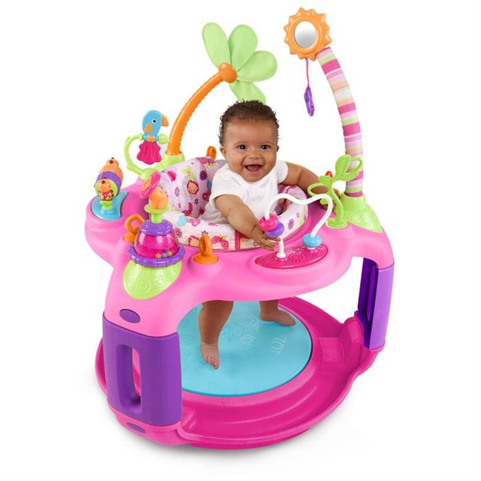 Bright Starts-60330-Centru De Activitati Sweet Safari Bounce-A-Round
