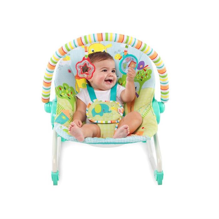 Bright Starts-60340-Sezlong 2 In 1 Snuggle Jungle