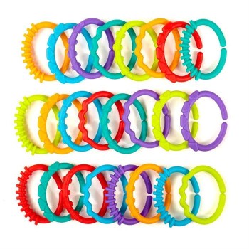Bright Starts-8664 Lots Of Links (Set 24 Inele)