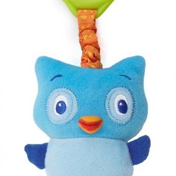 Bright Starts-8808BU Jucarie Vibratii Animalute Jucause Bufnita                