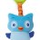 Bright Starts-8808BU Jucarie Vibratii Animalute Jucause Bufnita                
