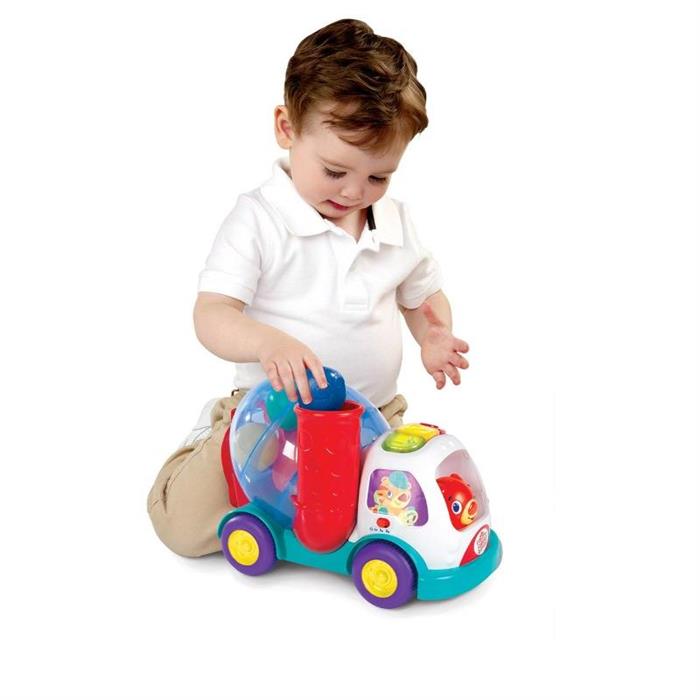 Bright Starts-9103-Camionul Val Vartej Swirl & Roll -Having A Ball
