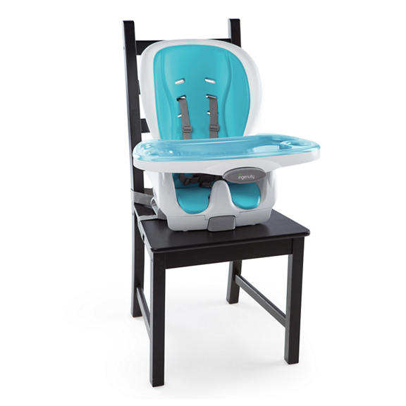 Ingenuity – 10515 Scaun de masa 3 in 1 Trio SmartClean – Aqua
