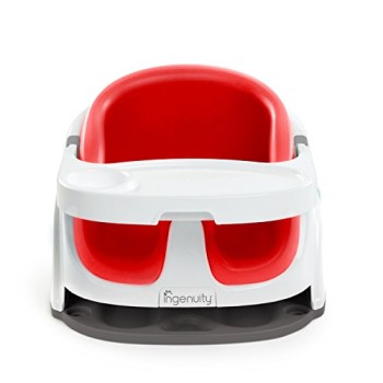 InGenuity – 10868- Scaun de masa 2 in 1 NEW Poppy Red