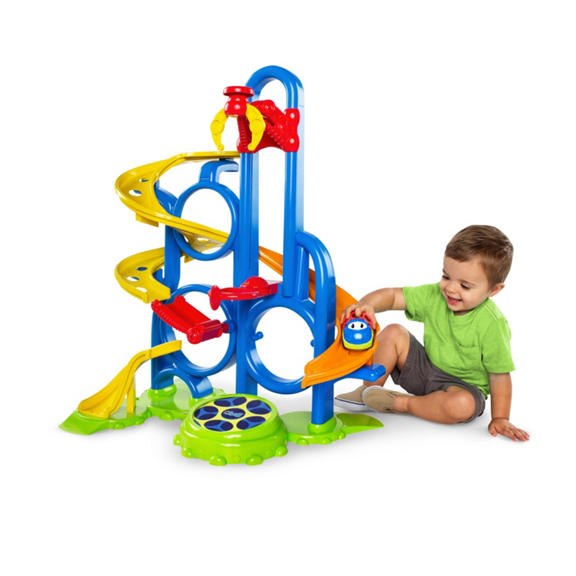 Oball-10315 Go Grippers Cursa cu masini Bounce ‘N Zoom Speedway™